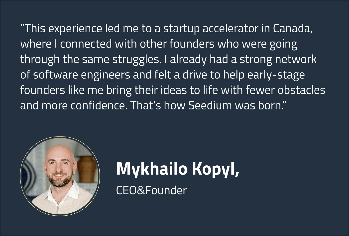 Quote by Mykhailo Kopyl