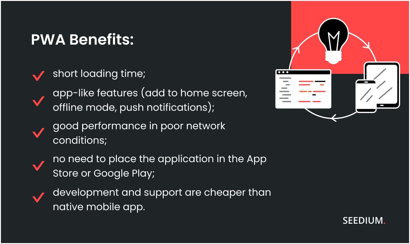 Advantages of PWA