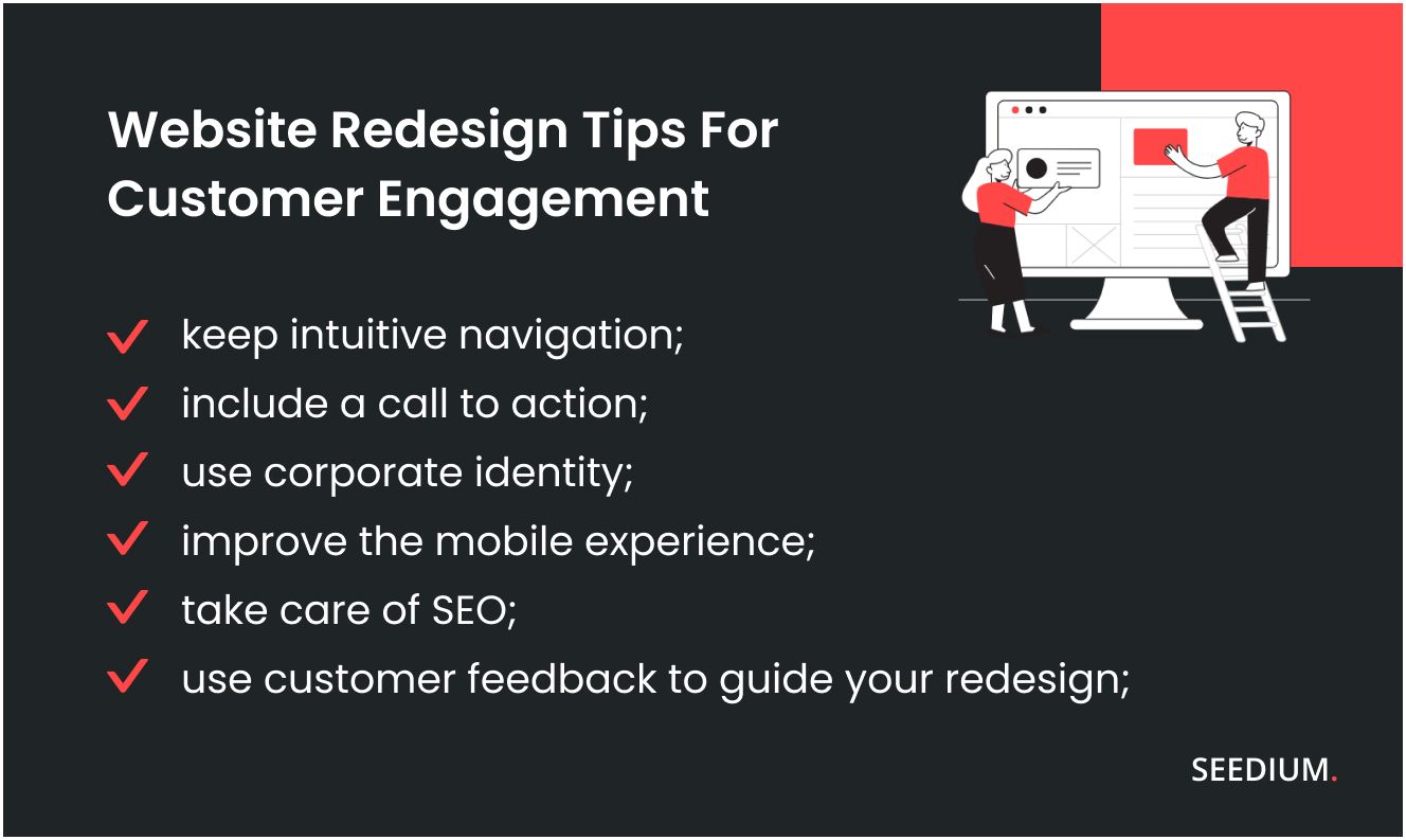 website redesign tips